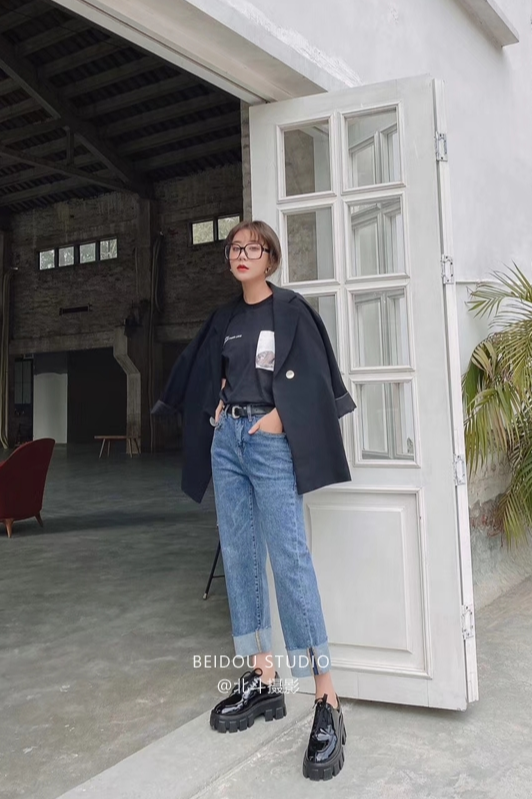 希文裤子拍摄 港风裤子拍摄