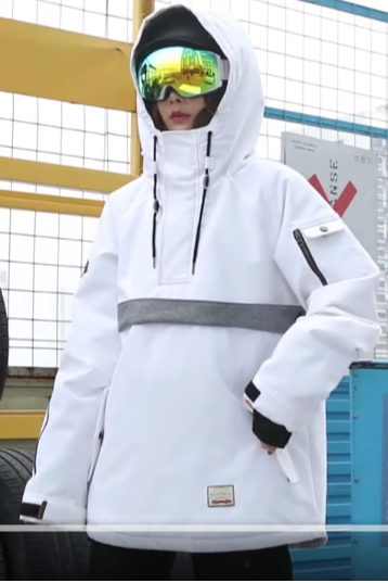 模特祖儿滑雪服拍摄 模特服装视频拍摄 淘宝视频